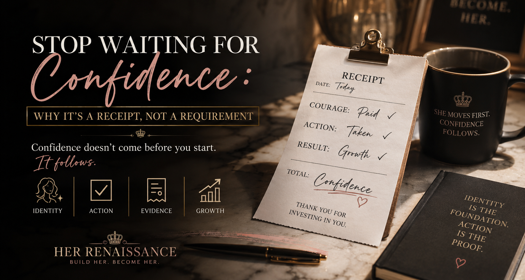 Confidence Is Not the Prerequisite. It's the Receipt.